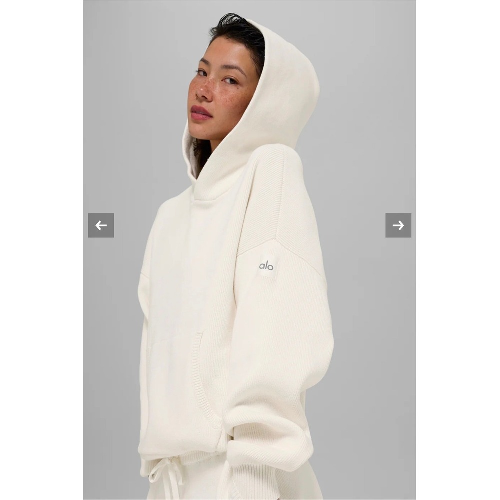Alo Yoga ScholarUnisex Ribbed Knit Relaxed Proportions Warm Rich Neutral Viral